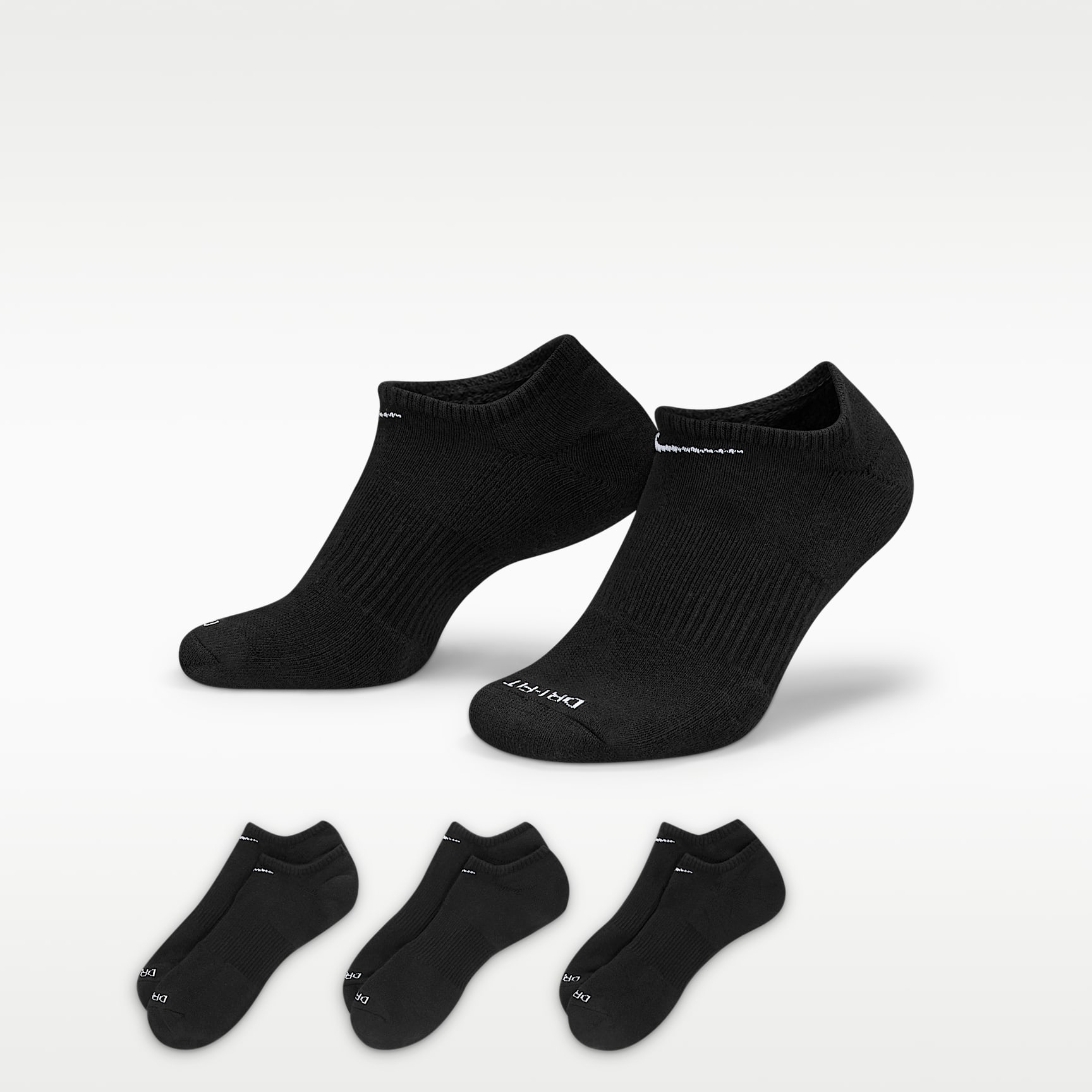 Reviews: Nike Everyday Plus Cushion Training No-Show Socks (3